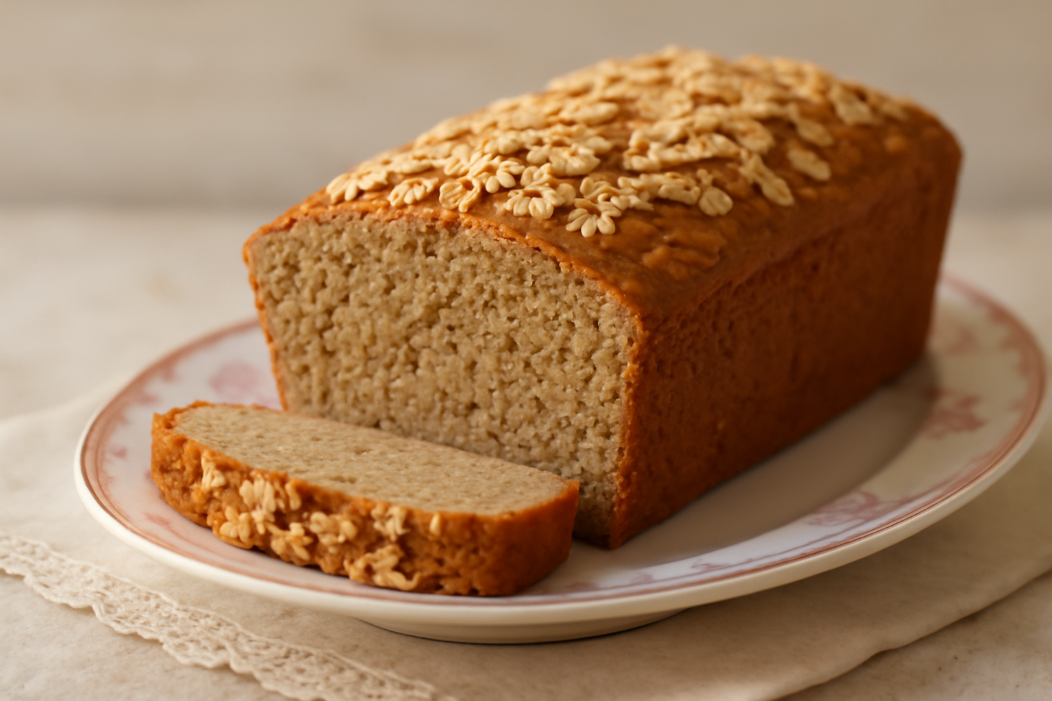 Pán de Avena Sin Gluten