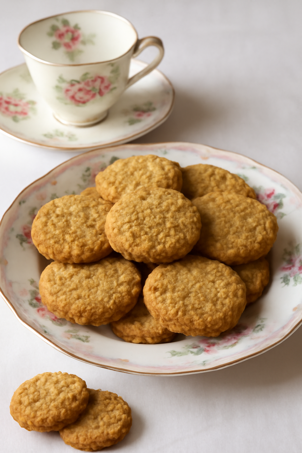 Biscochos de Avena Sin Gluten, Leche ni Azúcar