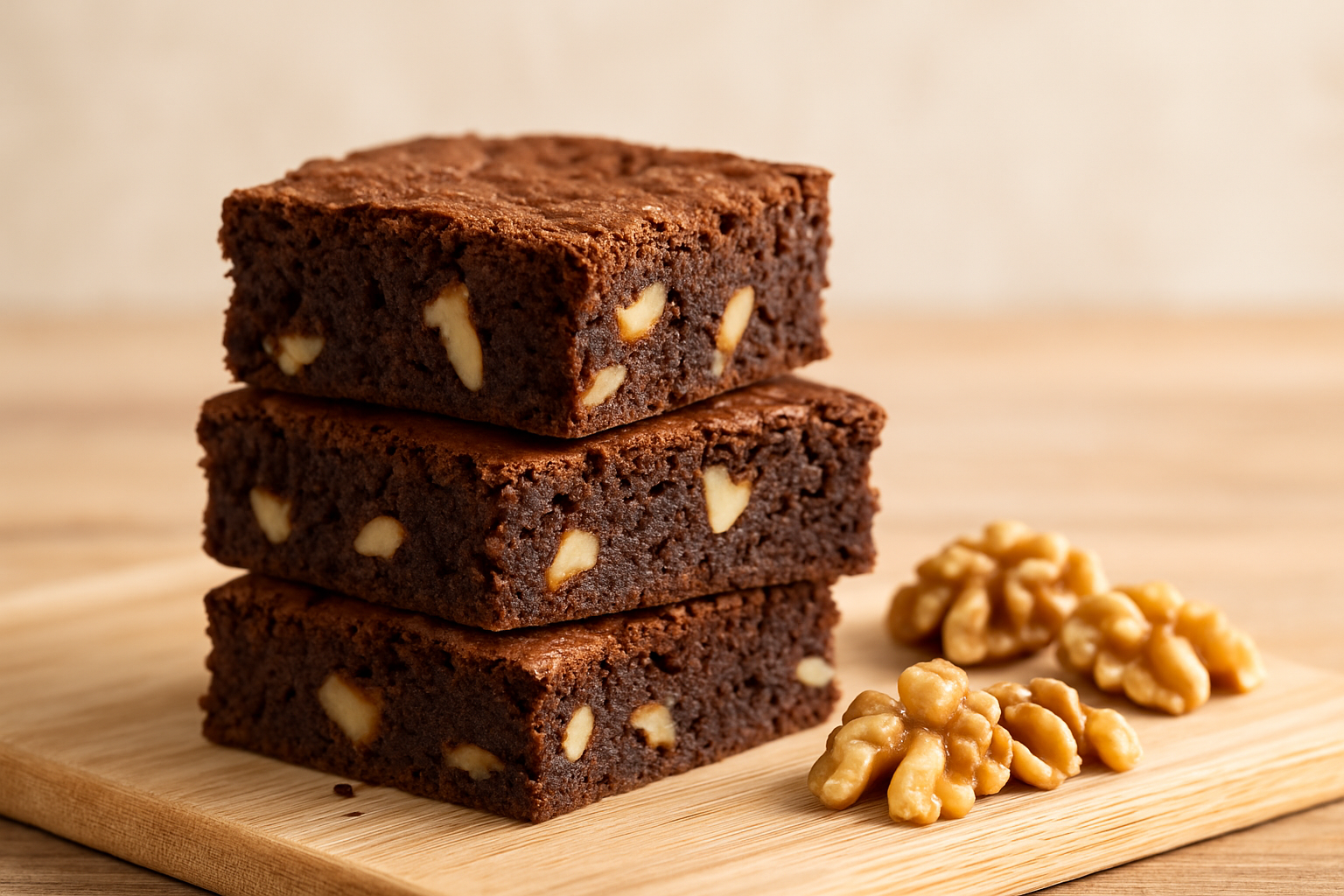 Cómo hacer brownie de chocolate con nueces