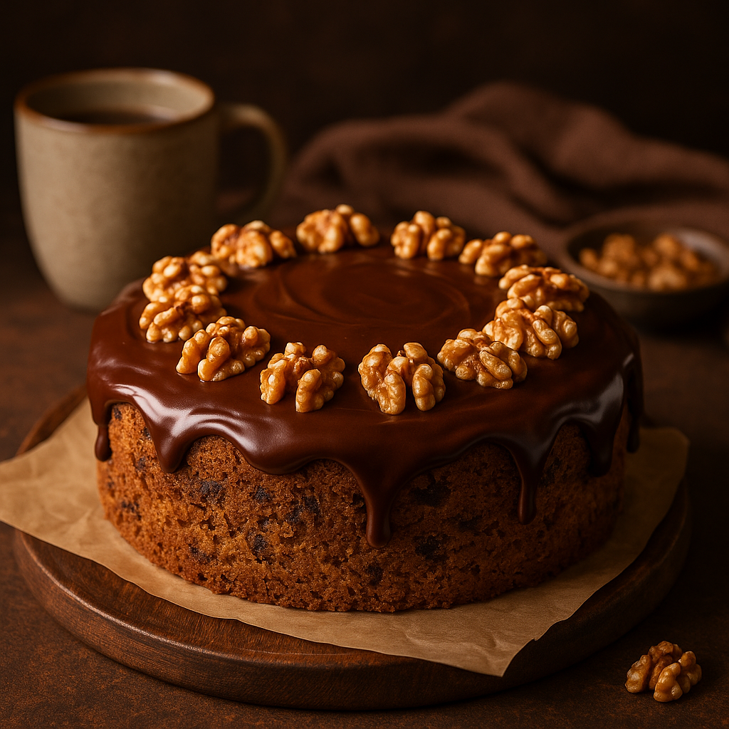 Cómo hacer torta de nueces con café para el invierno