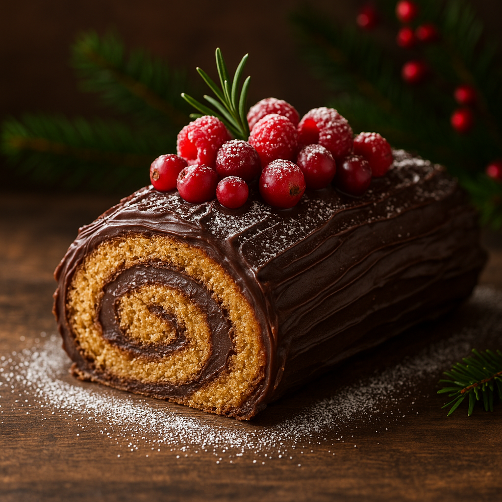 Cómo hacer un tronco de Navidad (Bûche de Noël) paso a paso